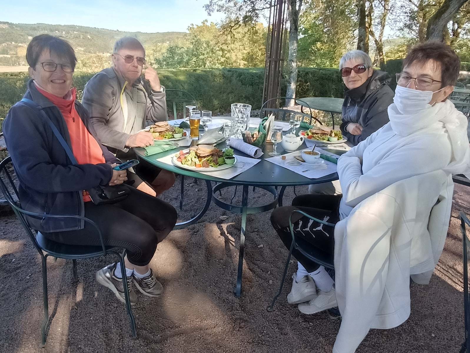 Lundi 16: Jardin de Marquessac, déjeuner