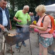 Ravitaillement avec barbecue