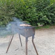 Ravitaillement avec barbecue