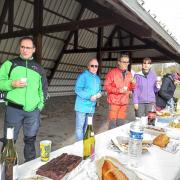 Rando Beaujolais Désertines - Buffet bien garni