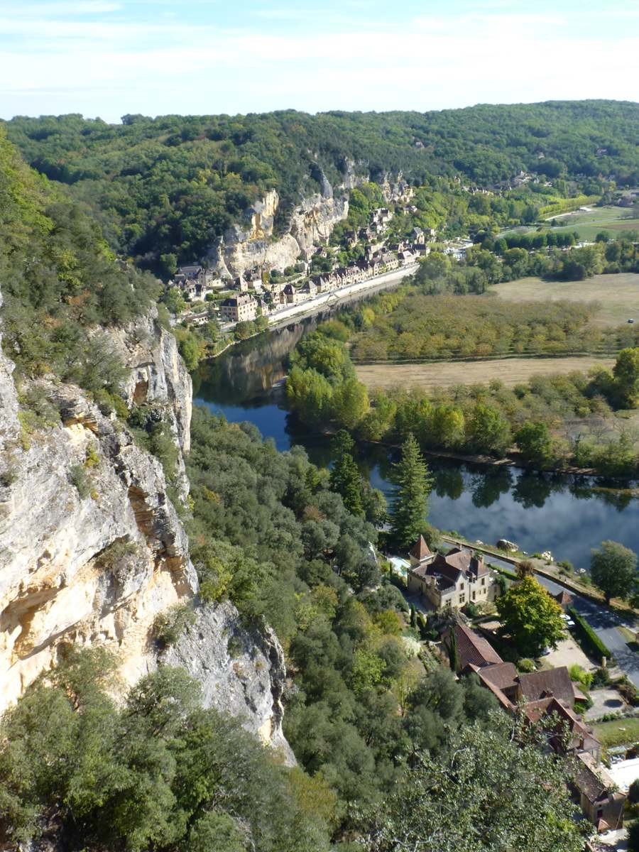 Lundi 16: Jardin de Marquessac,  vue sur La Roque-Gageac