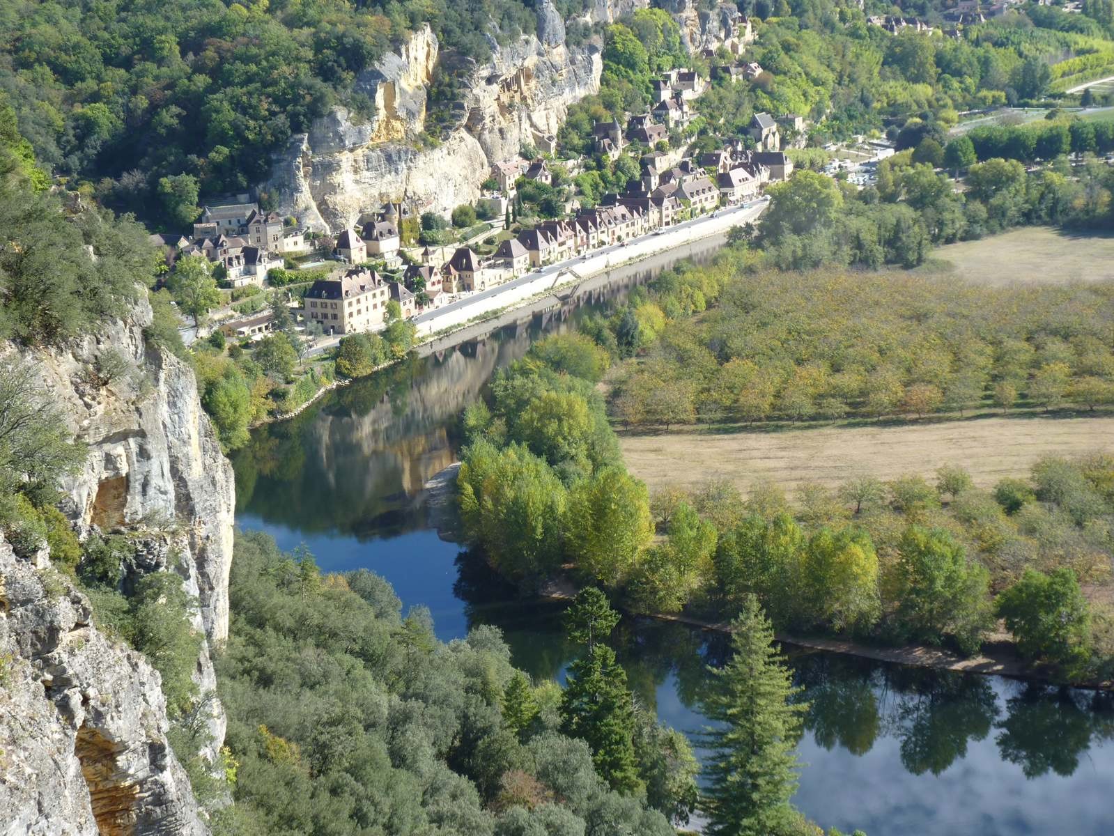 Lundi 16: Jardin de Marquessac,  vue sur La Roque-Gageac